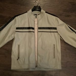 Men’s motorcycle jacket.